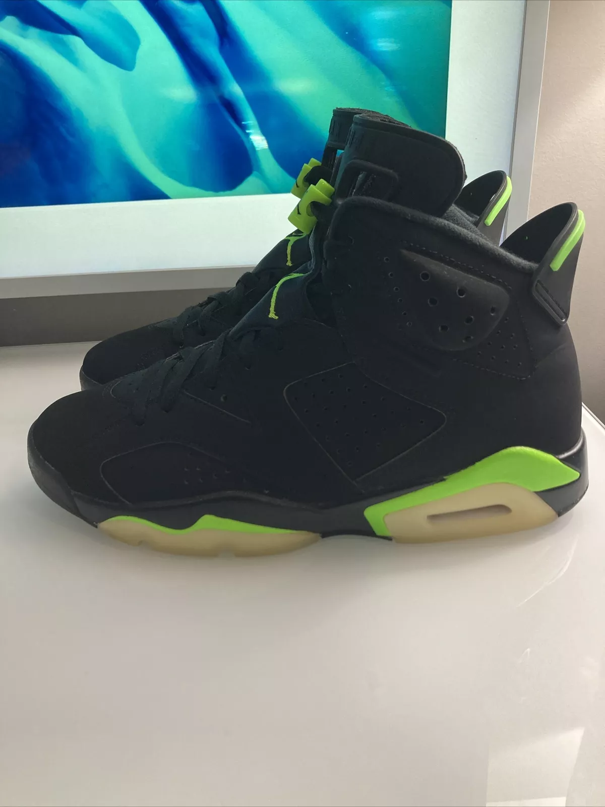 Q4 Air Jordan 6 Black Green review 0