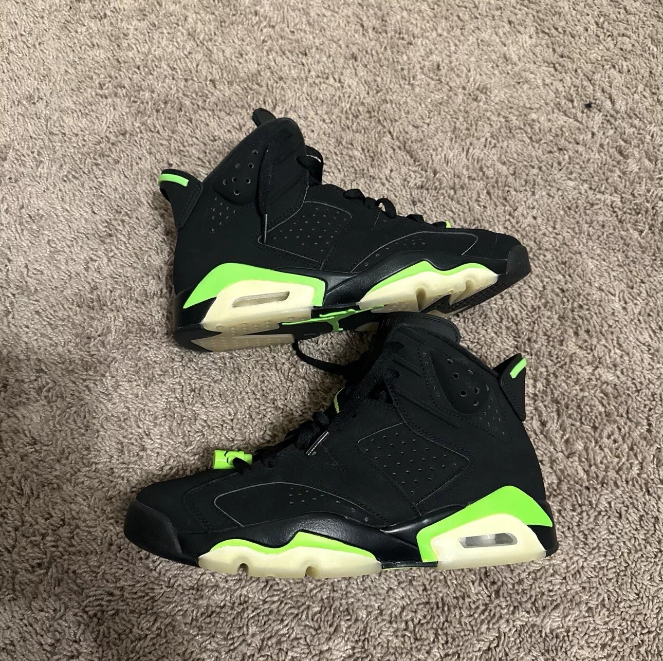 Q4 Air Jordan 6 Black Green review 0