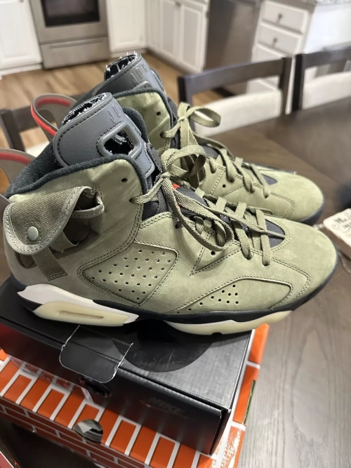 Q4  Air Jordan 6 Olive Green review 