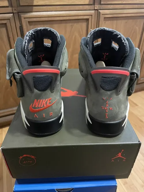 Q4  Air Jordan 6 Olive Green review 