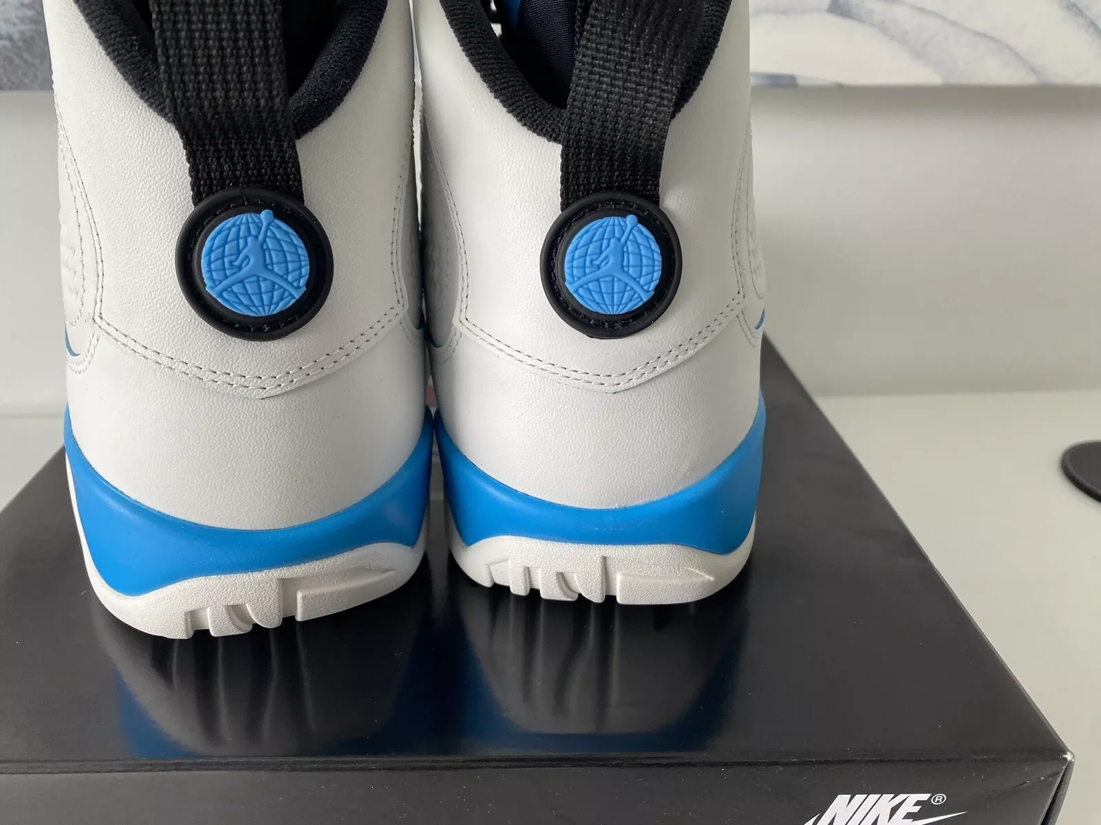 XP Air Jordan 9 OG "Powder Blue" review Shay 01