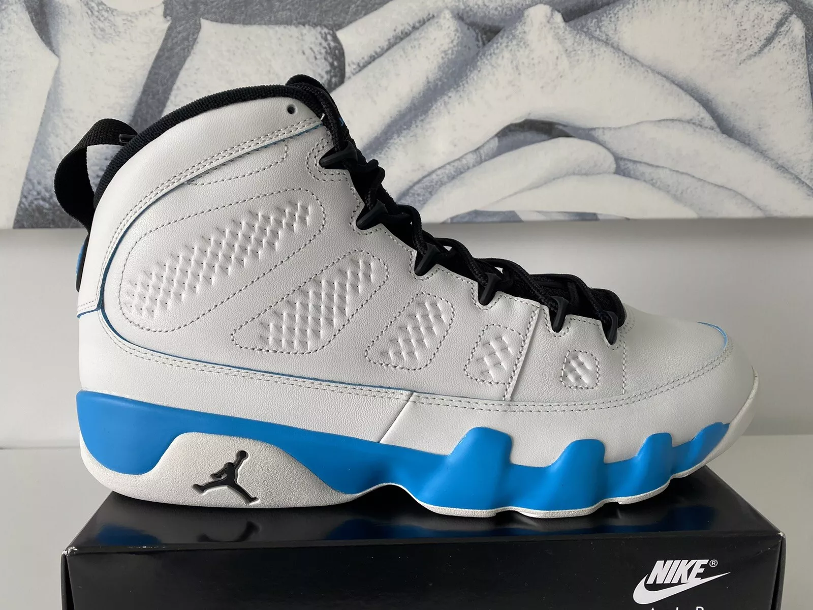 XP Air Jordan 9 OG "Powder Blue" review Shay 02