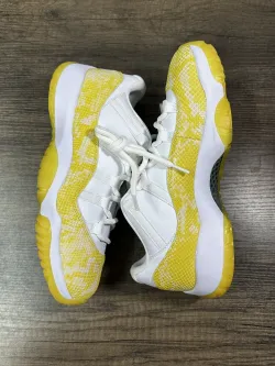XP Air Jordan 11 Low WMNS “Yellow Snakeskin” review Peggy Jo 03