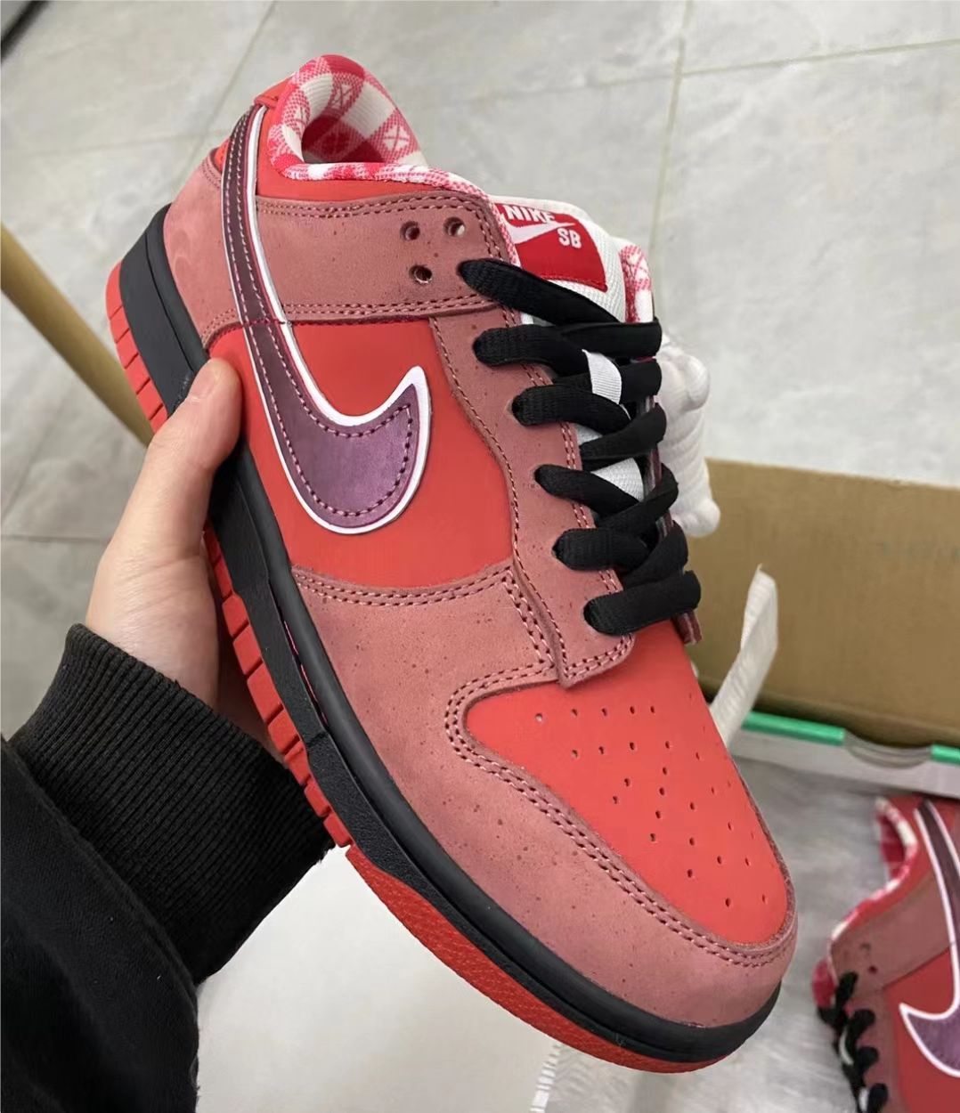 SX Concepts x Nike SB Dunk Low"Red Lobster" review Hogan