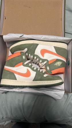 XH Air Jordan 1 High OG Craft “Celadon” review Renee