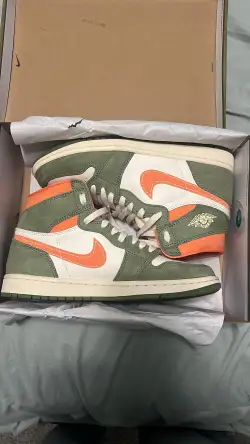 XH Air Jordan 1 High OG Craft “Celadon” review Renee