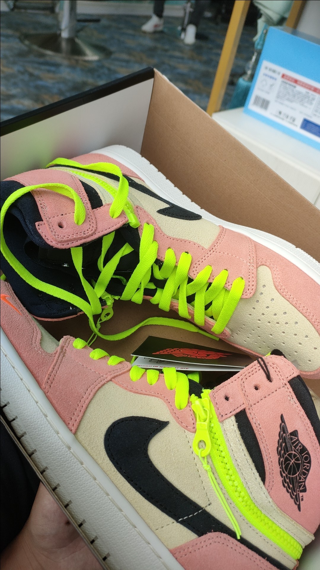 XH Air Jordan 1 High Switch Apricot Powder review Michelle