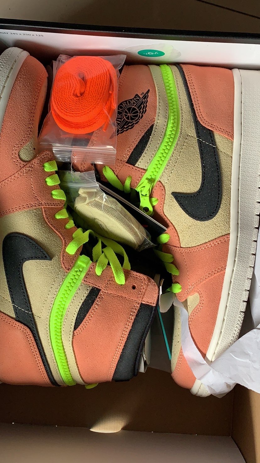 XH Air Jordan 1 High Switch Apricot Powder review Bob