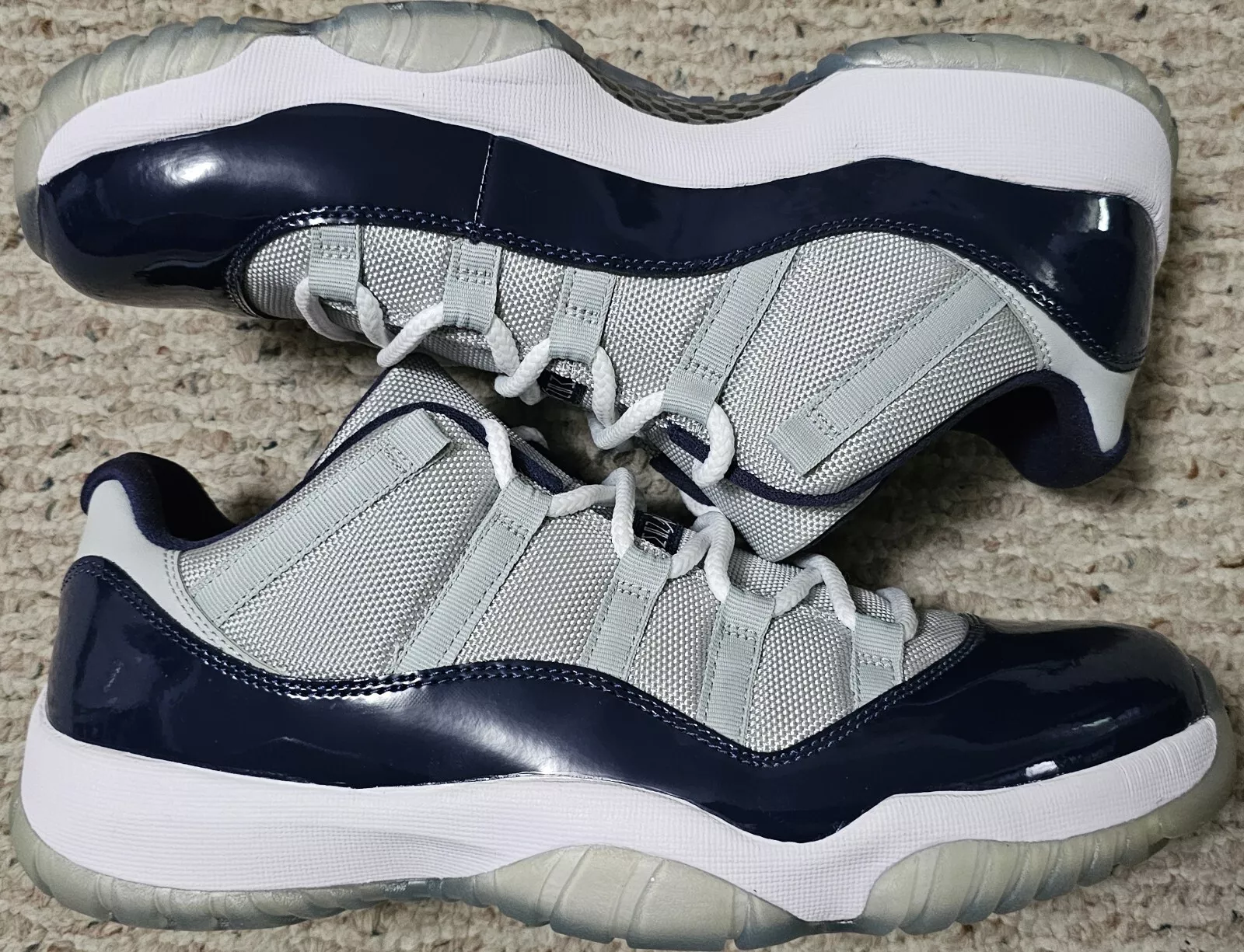 XH Air Jordan 11 Retro Low Georgetown review Blanca Any 02