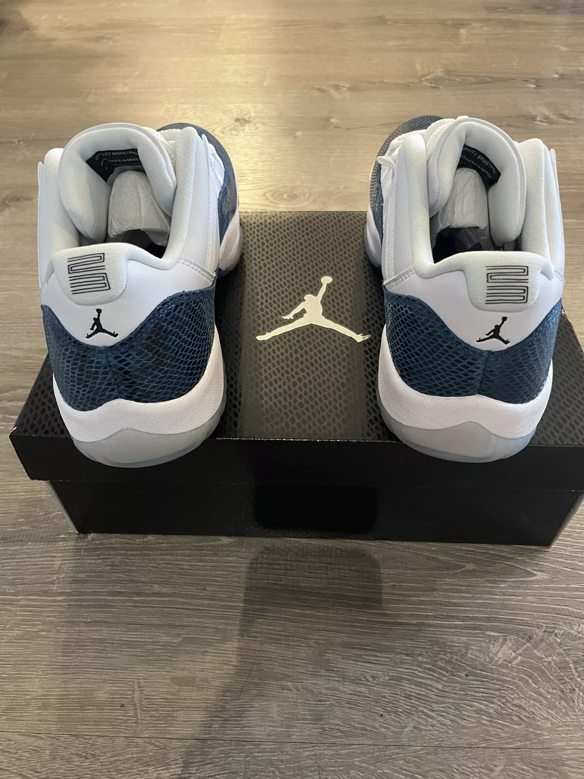 XH Air Jordan 11 Retro Low Navy Snakeskin review Reginald Washington 01