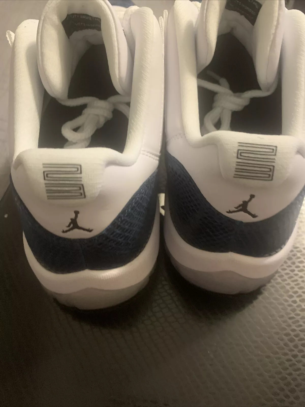 XH Air Jordan 11 Retro Low Navy Snakeskin review BEAU 02