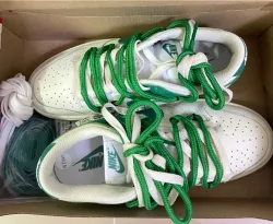  LF Nike Dunk Low Bandage White and Green review Plyyu