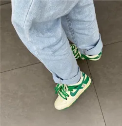  LF Nike Dunk Low Bandage White and Green review Ronen 02