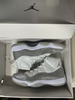 Q3 Air Jordan 11 Retro Metallic Silver Vast Grey review Kristine 02
