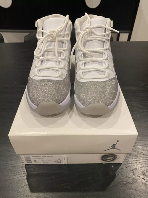 Q3 Air Jordan 11 Retro Metallic Silver Vast Grey review 
