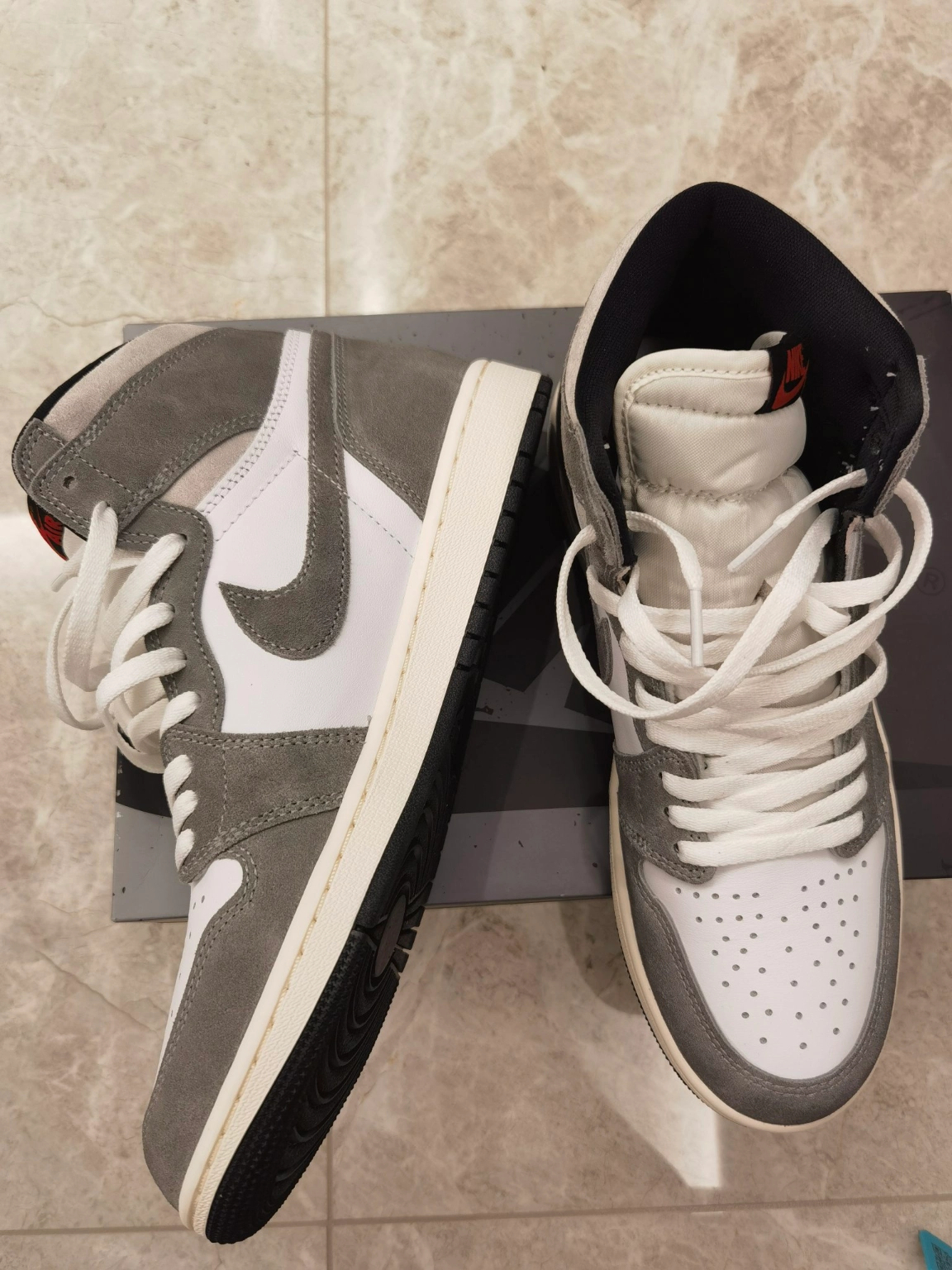 XH Air Jordan 1 High OG “Washed Heritage”Wash Black review Lily 02