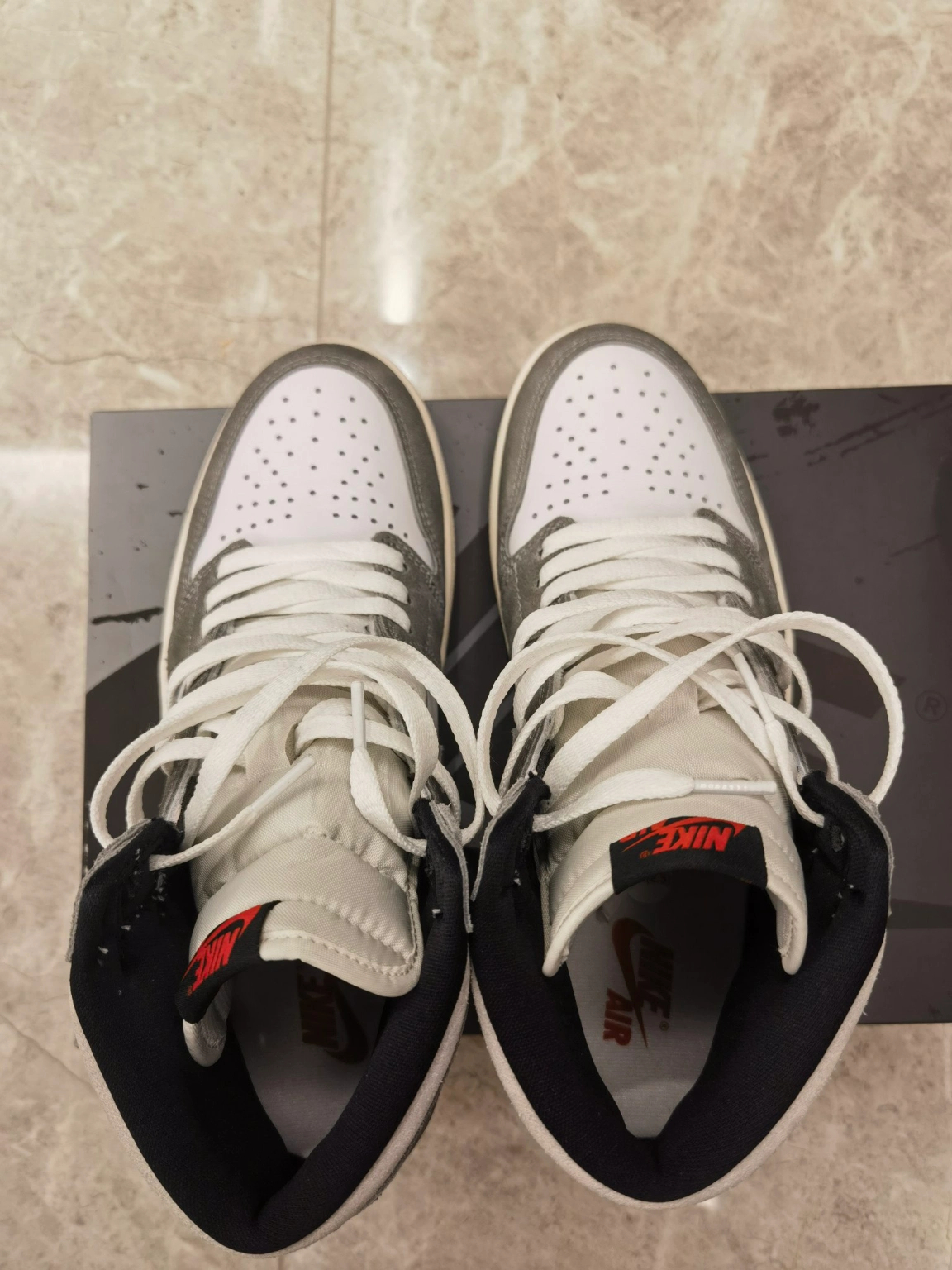 XH Air Jordan 1 High OG “Washed Heritage”Wash Black review Lily 03