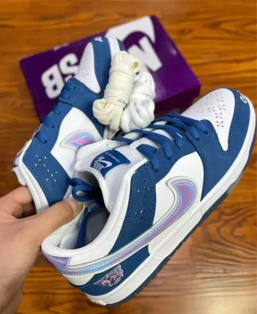 SX Born x Raised x Nike SB Dunk Low Blue White review 