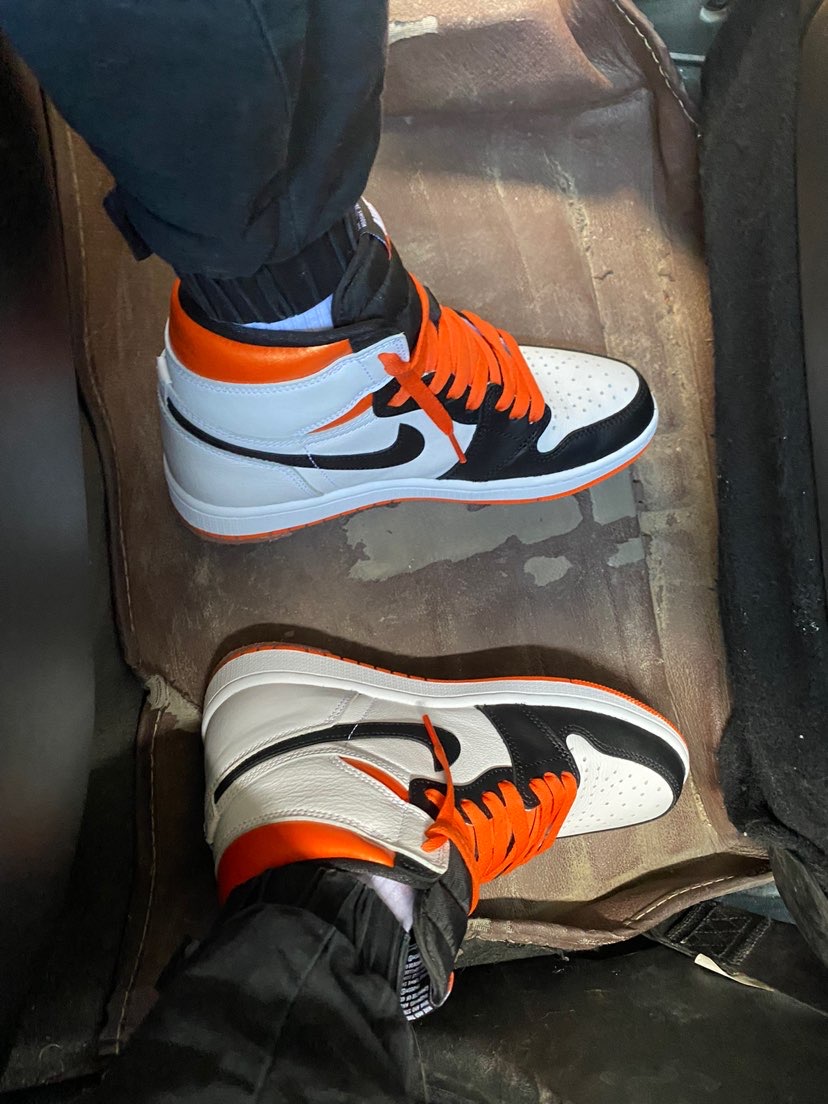 XH Air Jordan 1 High OG Electro Orange review Isabella