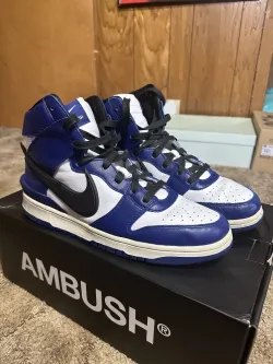 LF Ambush x Nike Dunk High Deep Royal review Victoria