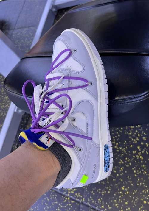 LF OFF WHITE x Nike Dunk SB Low The 50 NO.49 review 