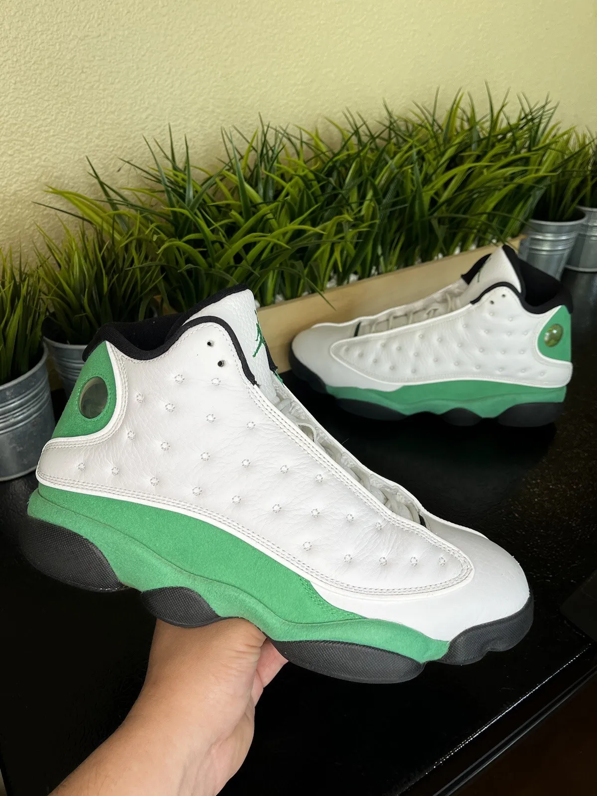 XP  Air Jordan 13 Retro White Green review Chad 03