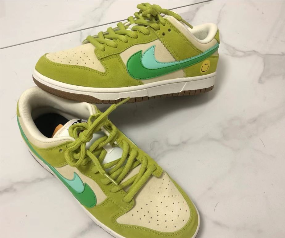 LF Nk SB Dunk Low 85 Gray Green Apple Double Hook review Budda_Lover808