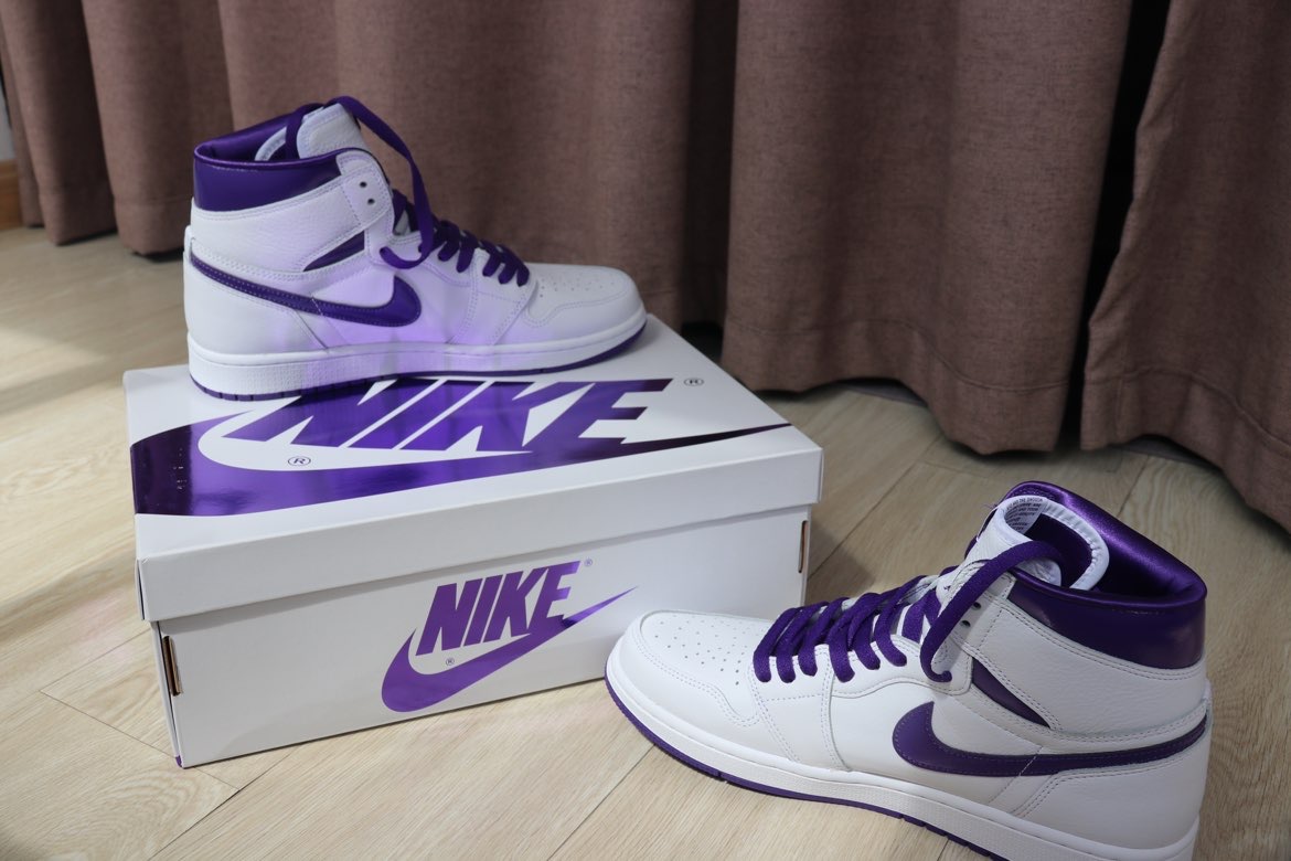 XH Air Jordan 1 Court Purple review Natalie 01