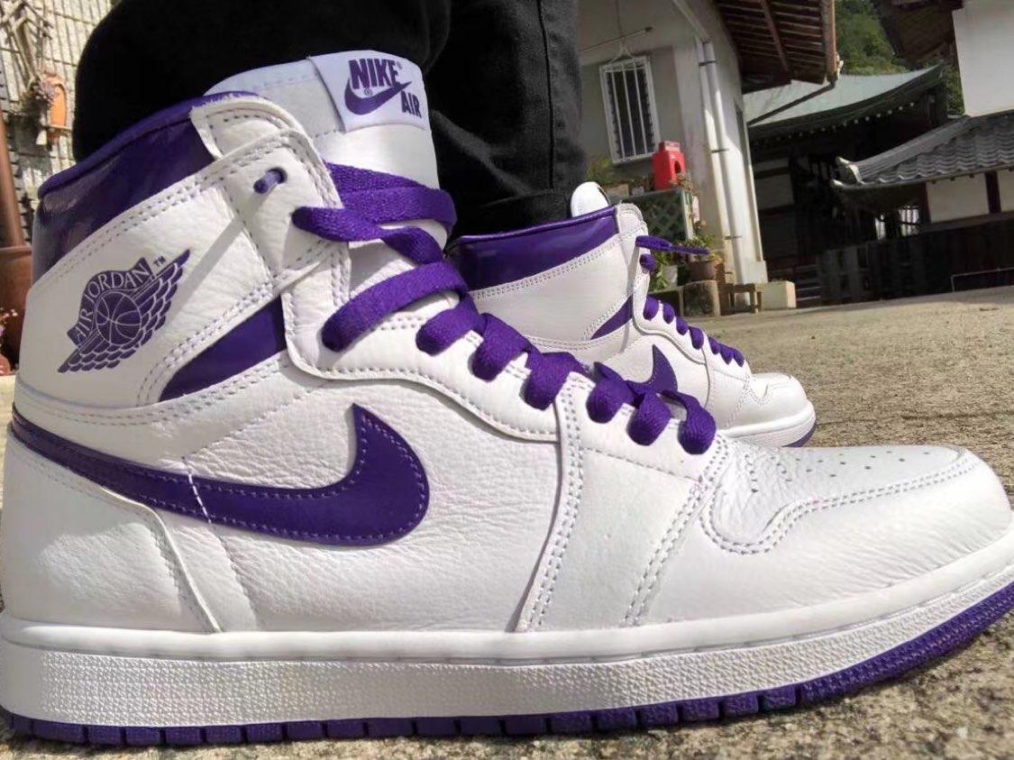 XH Air Jordan 1 Court Purple review David