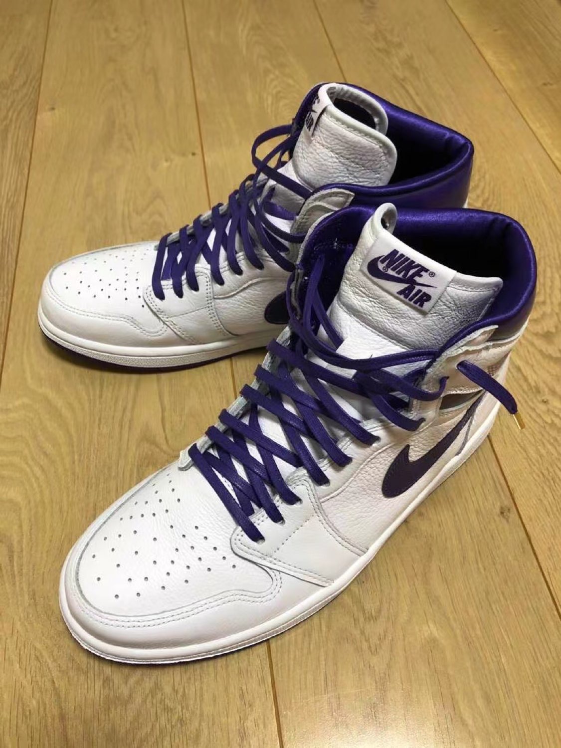 XH Air Jordan 1 Court Purple review Olivia