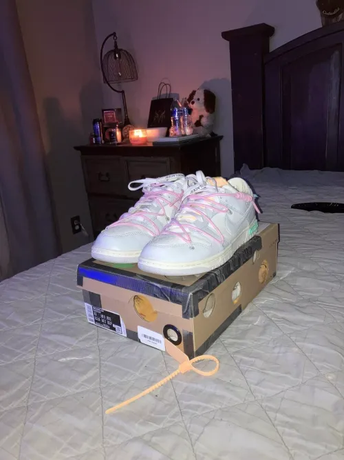 LF OFF WHITE x Nike Dunk SB Low The 50 NO.09 review 