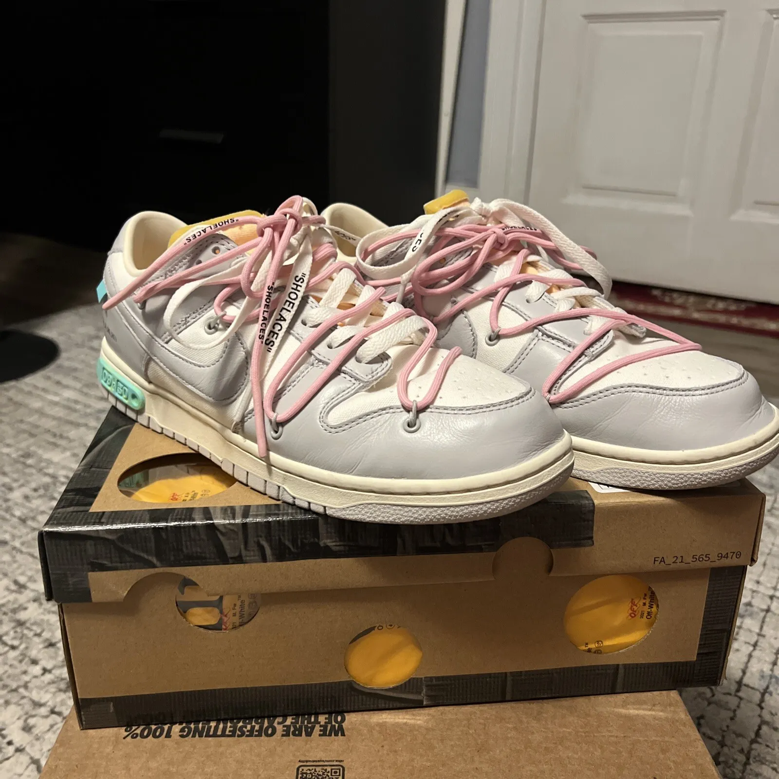 LF OFF WHITE x Nike Dunk SB Low The 50 NO.09 review 0