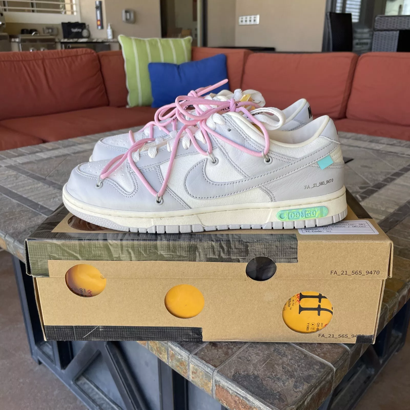 LF OFF WHITE x Nike Dunk SB Low The 50 NO.09 review 0