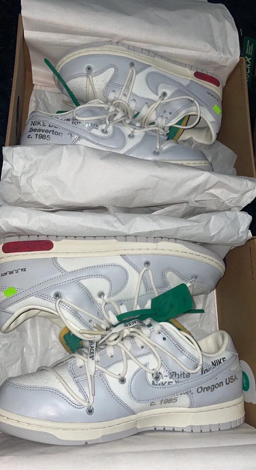 LF OFF WHITE x Nike Dunk SB Low The 50 NO.25 review 0