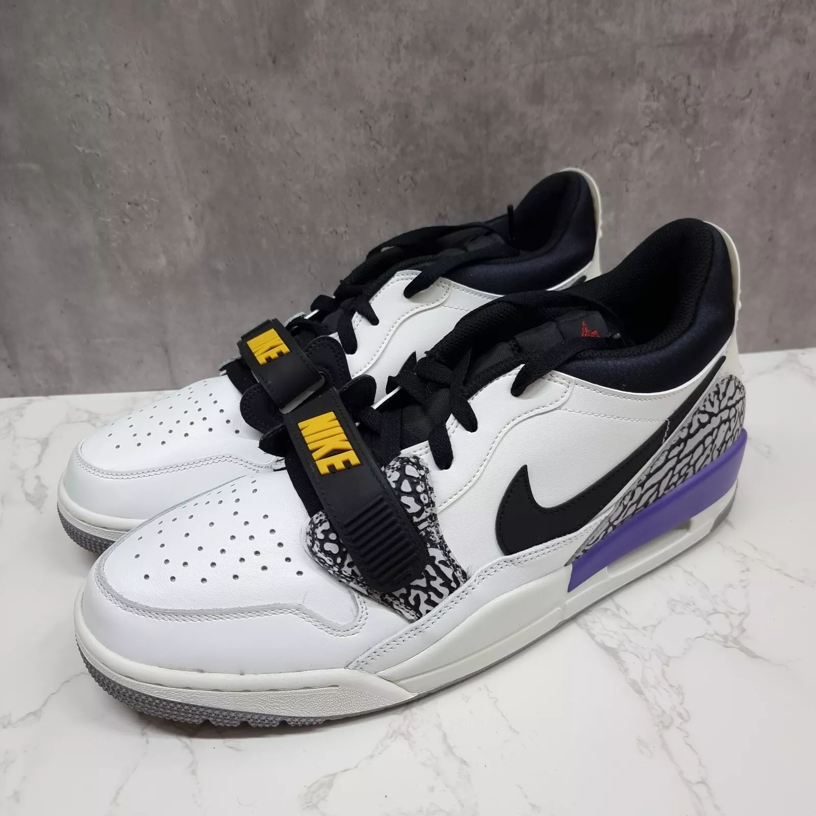 Air Jordan AJ312 White Yellow Purple review Angel 02