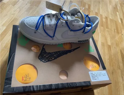 LF OFF WHITE x Nike Dunk SB Low The 50 NO.32 review 