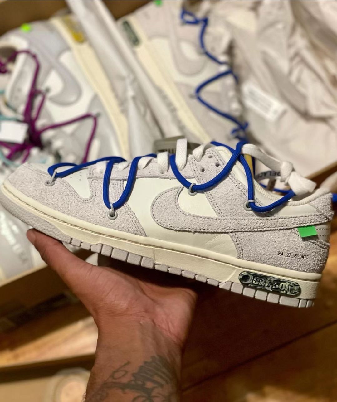 LF OFF WHITE x Nike Dunk SB Low The 50 NO.32 review 0