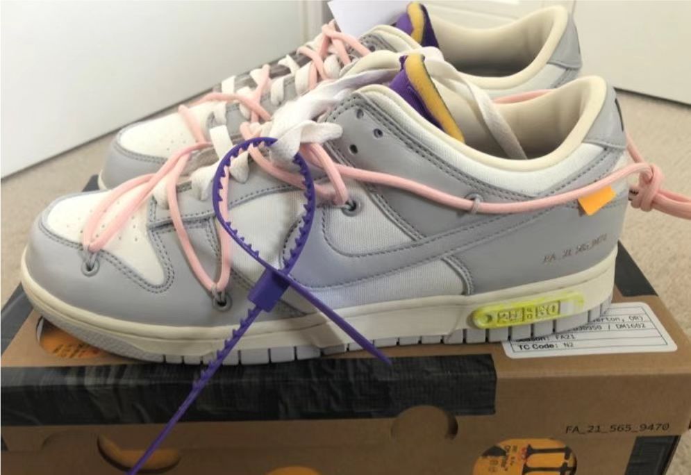LF OFF WHITE x Nike Dunk SB Low The 50 NO.24 review 0