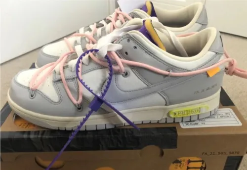 LF OFF WHITE x Nike Dunk SB Low The 50 NO.24 review 