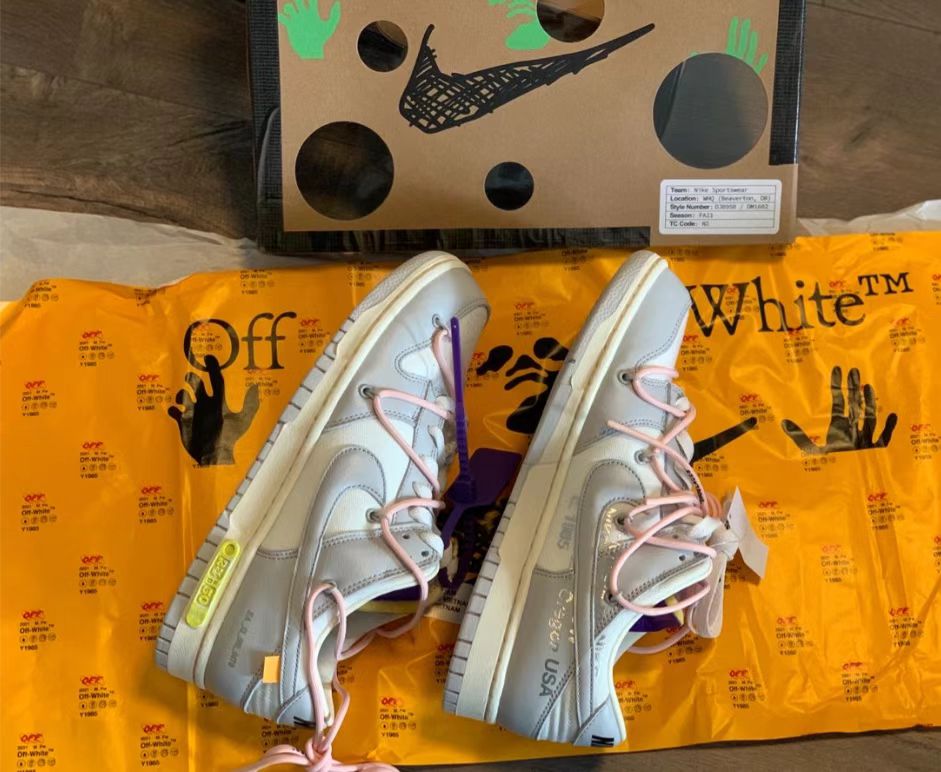 LF OFF WHITE x Nike Dunk SB Low The 50 NO.24 review 0