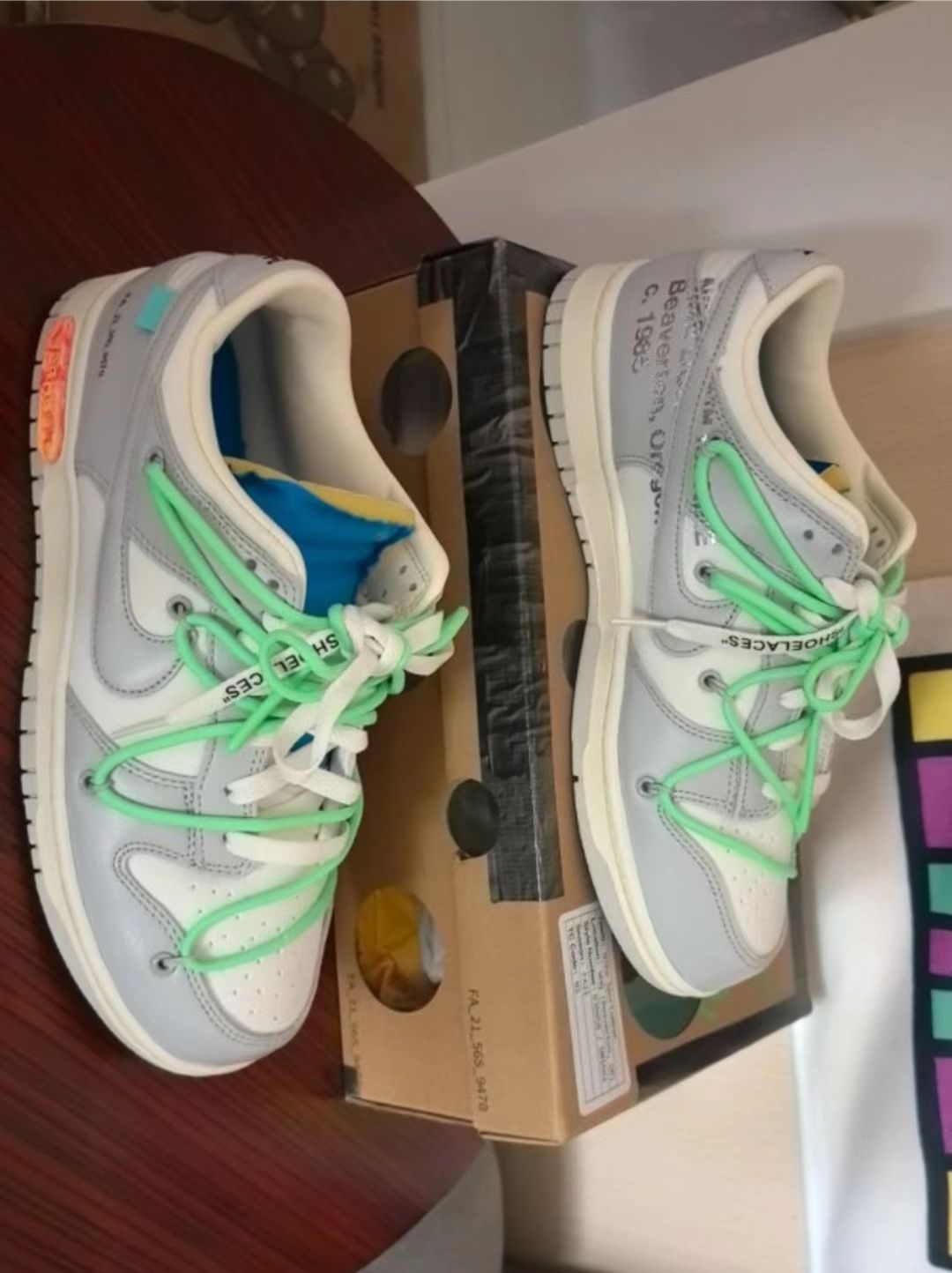LF OFF WHITE x Nike Dunk SB Low The 50 NO.26 review 0