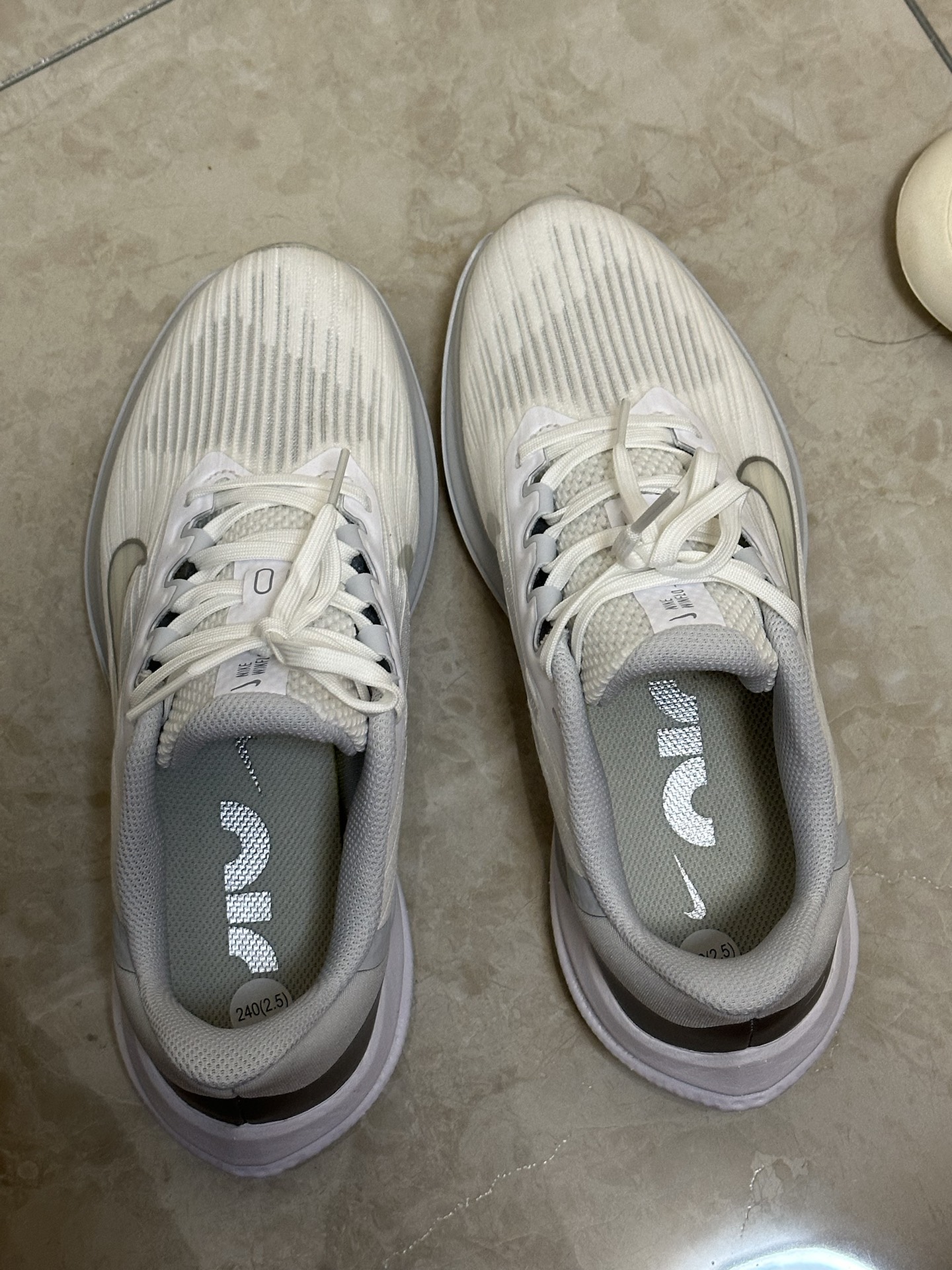 Nike Air Winflo 9 White Metallic Silver review Ellie 02