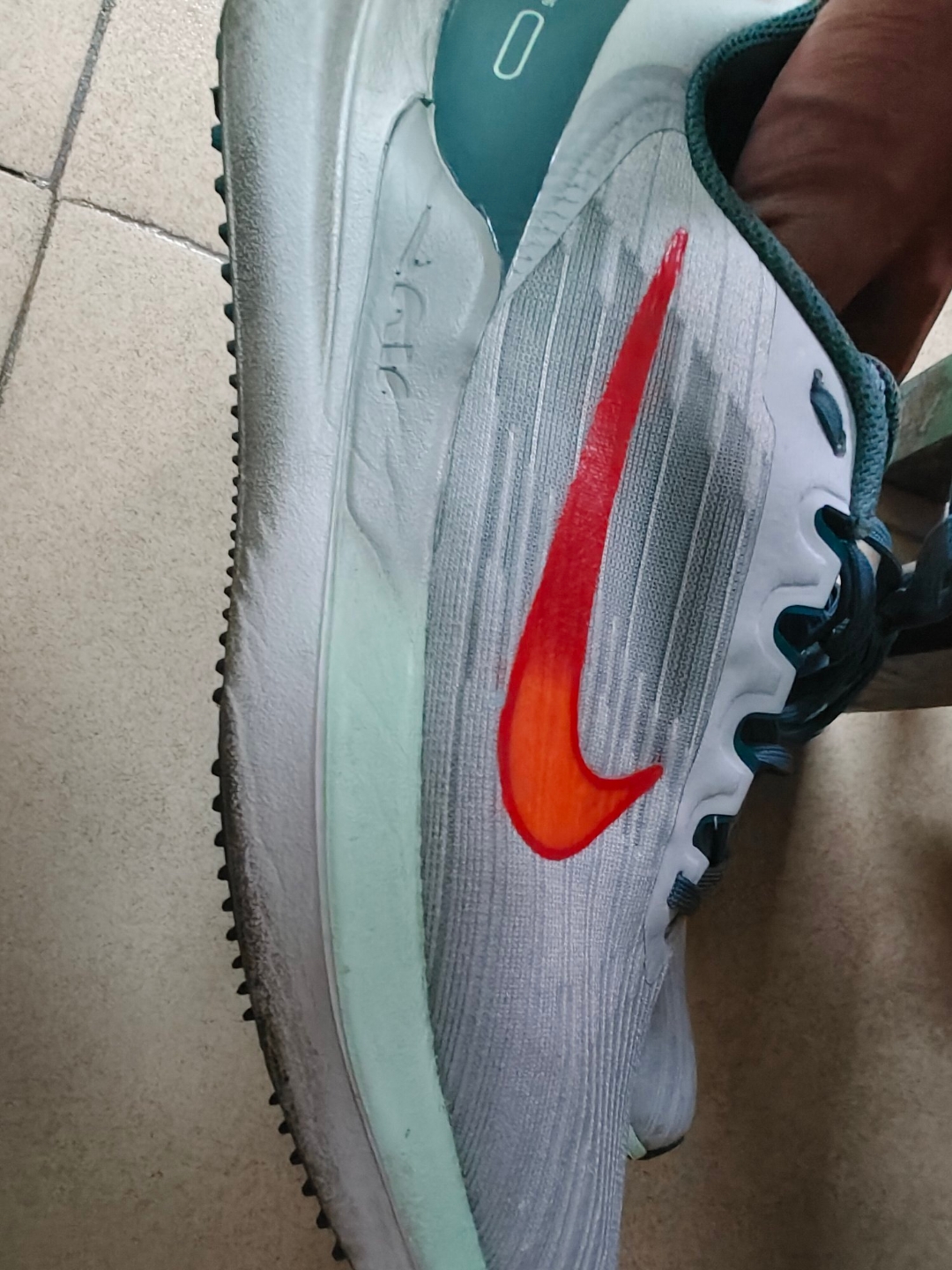 Nike Air Winflo 9 Pure Platinum Mineral review Aiden 02