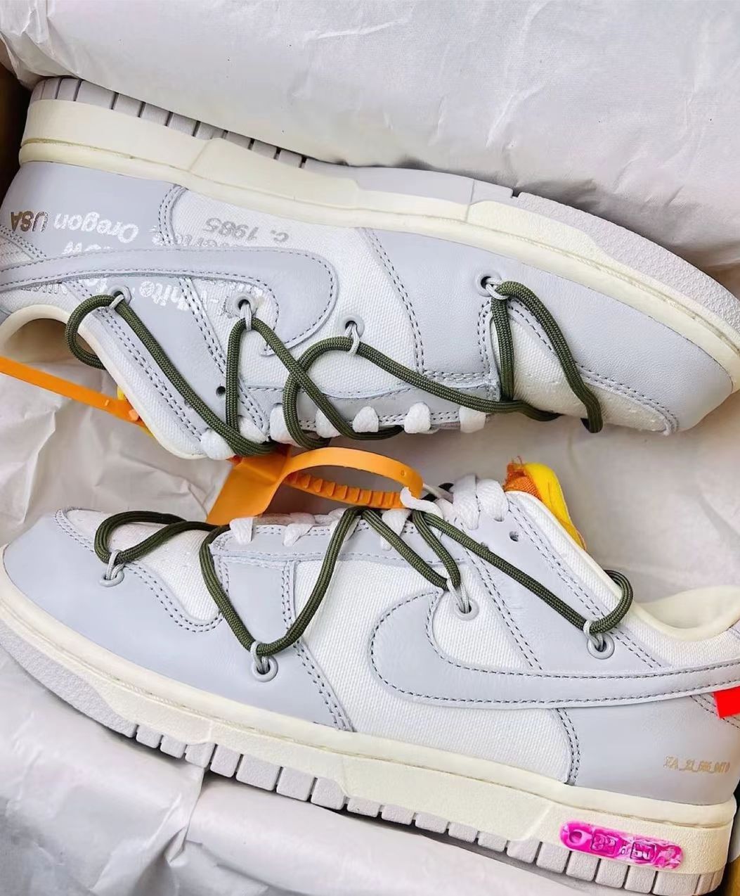 LF OFF WHITE x Nike Dunk SB Low The 50 NO.22 review 0