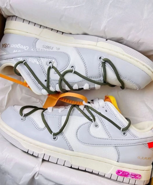 LF OFF WHITE x Nike Dunk SB Low The 50 NO.22 review 