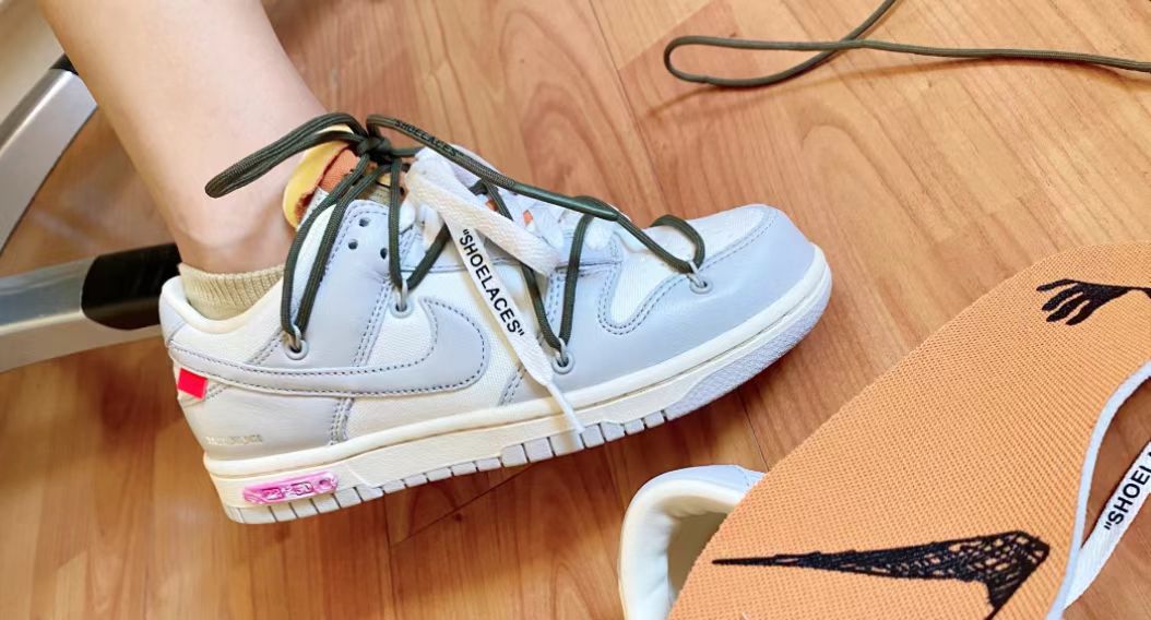 LF OFF WHITE x Nike Dunk SB Low The 50 NO.22 review 0