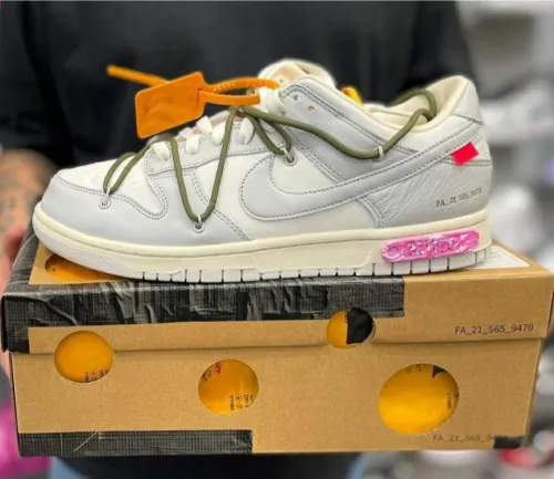 LF OFF WHITE x Nike Dunk SB Low The 50 NO.22 review 