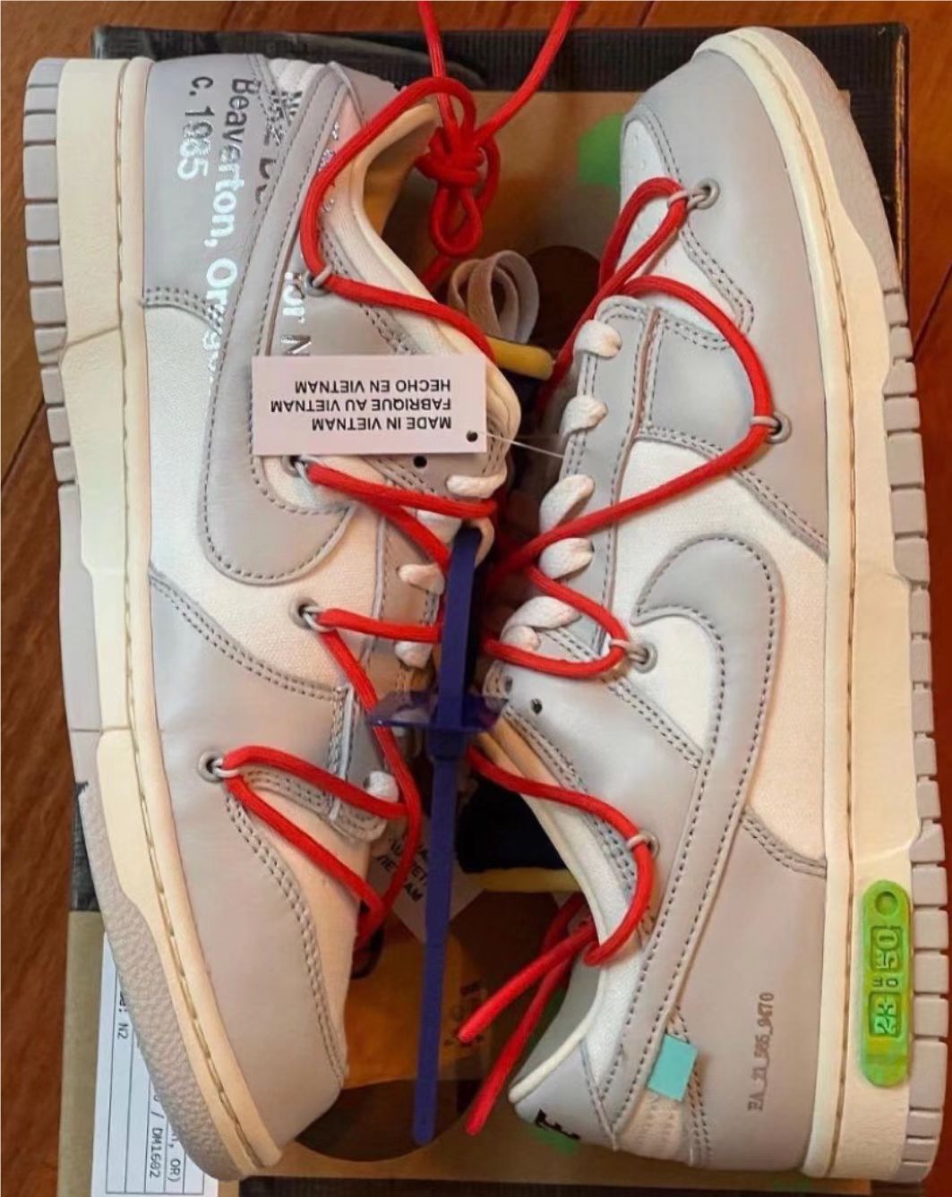 LF OFF WHITE x Nike Dunk SB Low The 50 NO.23 review 0