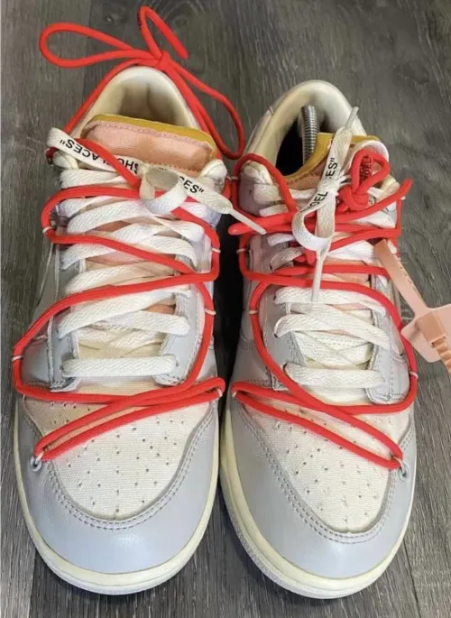 LF OFF WHITE x Nike Dunk SB Low The 50 NO.23 review 