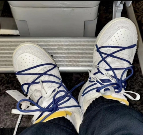 LF OFF WHITE x Nike Dunk SB Low The 50 NO.18 review 